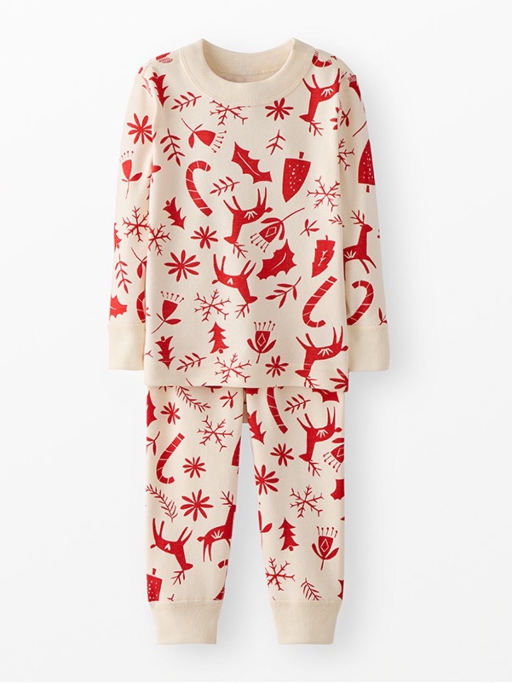 Hanna Andersson Scandicane Christmas Long John Set